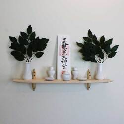 モダン神棚ゼロ５６ホワイト神具セット