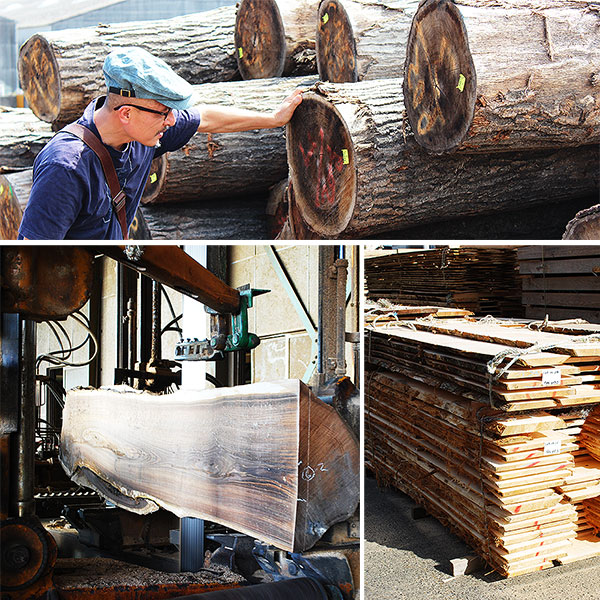 丸太　製材