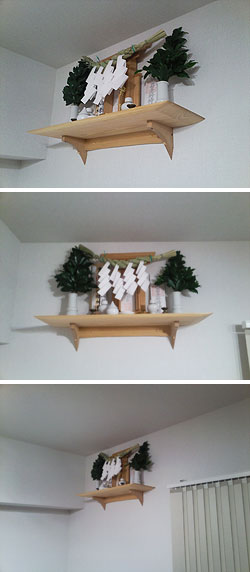 モダン神棚　壁掛け