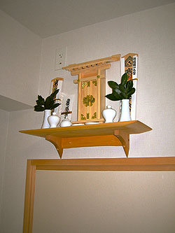 モダン神棚　壁掛け